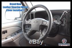 2002 2003 2004 GMC Envoy SLT XL SLE -Leather Wrap Steering Wheel Cover, Black