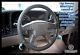 2002 2003 2004 GMC Envoy XUV SLT SLE -Leather Wrap Steering Wheel Cover, Black