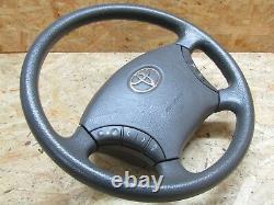 2002 2005 Jdm Toyota Alphard Mnh1 Anh1 Steering Wheel With Srws Center Cover Oem