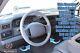 2002-2007 Ford F250 F350 F450 Lariat -Leather Wrap Steering Wheel Cover Gray