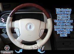 2003-2004 Lincoln Navigator Ultimate Package -Leather Steering Wheel Cover, Tan