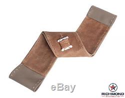 2003-2007 Ford F250 F350 King Ranch -Leather Steering Wheel Cover 4-Seam Style