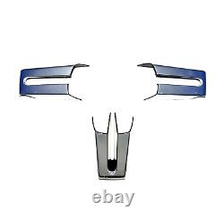 2005-2009 Ford Mustang Steering Wheel Aluminum Trim Covers 3-Piece