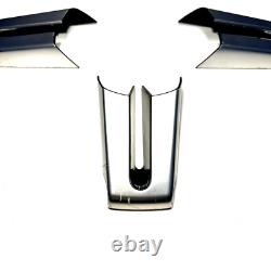 2005-2009 Ford Mustang Steering Wheel Aluminum Trim Covers 3-Piece