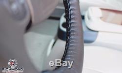 2005 Ford Excursion Eddie Bauer 6.8L V10 Gas -Leather Steering Wheel Cover Black