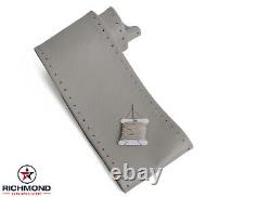 2008-2009 Ford F250 F350 F450 F550 Lariat-Leather Wrap Steering Wheel Cover Gray