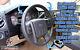 2008 2009 Ford F250 F350 F450 Lariat FX4 FX2-Leather Steering Wheel Cover, Black