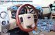 2008 Ford F-350 F-250 KING RANCH -Leather Steering Wheel Cover 3-Stitch Wrap