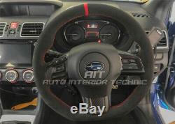 2015 2019 Subaru WRX/STI suede steering wheel wrap