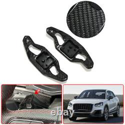 2017-2021 For Audi Q2 SQ2 Carbon Fiber Steering Wheel Shift Paddle Shifter Cover