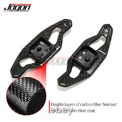 2017-2021 For Audi Q2 SQ2 Carbon Fiber Steering Wheel Shift Paddle Shifter Cover