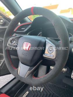 2017+ Civic Type R FK8 suede steering wheel wrap