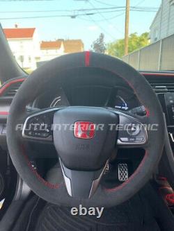 2017+ Civic Type R FK8 suede steering wheel wrap