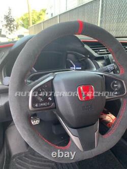 2017+ Civic Type R FK8 suede steering wheel wrap