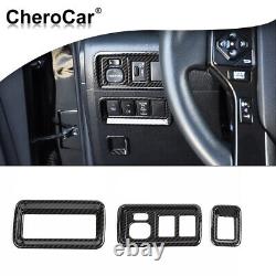 35Pcs Dash Gear Steering Wheel Cover Decor Trim Bezels Kit for 4Runner 2010-2019
