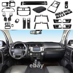 35Pcs Dash Gear Steering Wheel Cover Decor Trim Bezels Kit for 4Runner 2010-2019