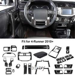 35Pcs Dash Gear Steering Wheel Cover Decor Trim Bezels Kit for 4Runner 2010-2019
