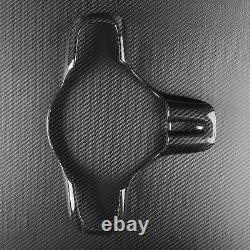 3K Dry Carbon Fiber Steering Wheel Cover For Mitsubishi Lancer EVO X 10th 08-16