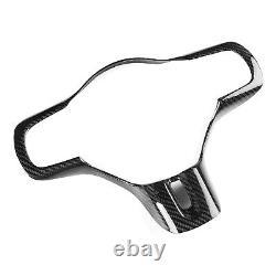 3K Dry Carbon Fiber Steering Wheel Cover For Mitsubishi Lancer EVO X 10th 08-16