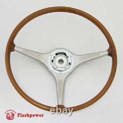 420mm VDM Wood Steering Wheel Porsche 356B 356C Carrera 2000 T6 T5