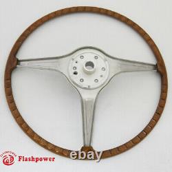 420mm VDM Wood Steering Wheel Porsche 356B 356C Carrera 2000 T6 T5