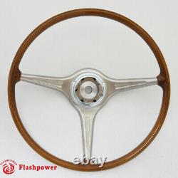 420mm VDM Wood Steering Wheel Porsche 356B 356C Carrera 2000 T6 T5