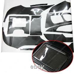 5D Reflective Carbon Fiber Interior Dash Decal Cover Trim For 2012-17 Audi A6 C7
