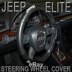 5 Pc Jeep Mopar Elite Front/Rear Rubber Floor Mats With Steering Wheel Cover