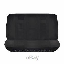 7pc Star Wars Darth Vader Black Front Bench Seat Covers Steering Wheel Cover Set