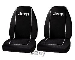 8 Pc Jeep Mopar Orignial Seat Covers F/R Floor Mats & Steering Wheel Cover key