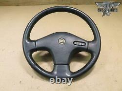 90-96 NISSAN Z32 300ZX 3-SPOKE LEATHER STEERING WHEEL with HORN COVER OEM