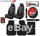 9Pc Dodge Elite Seat Covers, Steering Wheel Cover & Front/Rear Rubber Floor Mats
