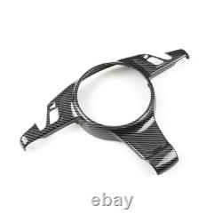 ABS Carbon Fiber For Porsche 2010-2016 Panamera Inner Steering Wheel Cover Trim