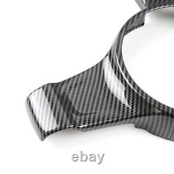 ABS Carbon Fiber For Porsche 2010-2016 Panamera Inner Steering Wheel Cover Trim