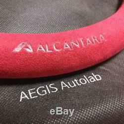 ALCANTARA 100% Italy Original Fabric Car Steering Wheel Cover Free Size