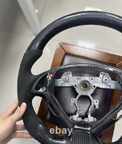 ALCANTARA CARBON FIBER Steering Wheel FOR INFINITI g37g25 G37X With TRIM