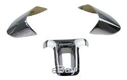 ALUMINUM Steering wheel Cover Blinds Clip Chrome in SET VW Golf Plus/Caddy 3 III