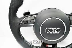 AUDI S-Line A6 A7 A8 S6 S7 S8 RS6 HALF PERFORATED STEERING WHEEL