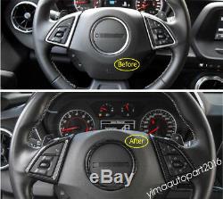 Accessories For Chevrolet Camaro 2016 2017 ABS Steering Wheel Circle Cover Trim