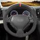 Alcantara Black Car Steering Wheel Cover for Infiniti G G25 G35 G37 EX EX35 EX37