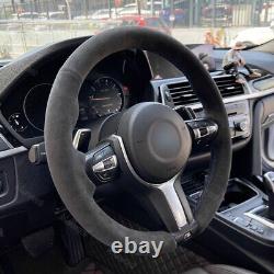 Alcantara Black Steering Wheel Cover for BMW M Sport F30 F31 F34 F20 F21 M135i