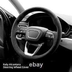 Alcantara Car Steering Wheel Cover Customized for AUDI A4/A5/S5/Q7/Q8/A3/Q5