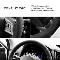 Alcantara Car Steering Wheel Cover Customized for SUBARU LEGACY/XV/FORESTER/OUTB