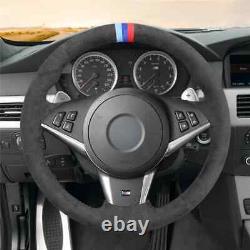 Alcantara Car Steering Wheel Cover Holster for BMW M5 E60 E61 Touring M6 E63 E64