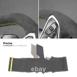 Alcantara Car Steering Wheel Cover Wraps for Chevrolet Corvette C8 Stingray Z06