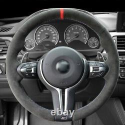 Alcantara Car Steering Wheel Cover for BMW M3 M4 2014-2016 F33 428i 2015 F30 320