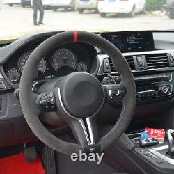 Alcantara Car Steering Wheel Cover for BMW M3 M4 2014-2016 F33 428i 2015 F30 320