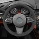 Alcantara Car Steering Wheel Cover for BMW Z4 M Hand Stitch Interior Accessories