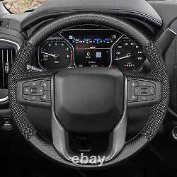 Alcantara Car Steering Wheel Cover for GMC Sierra 1500 2500 3500 Yukon 2019-2024