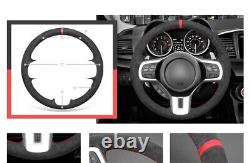Alcantara Car Steering Wheel Cover for Mitsubishi Lancer Evolution EVO X EVO 10